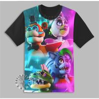 เสื้อยืด พิมพ์ลายอนิเมะเกม five nights at freddys 1-12 10632