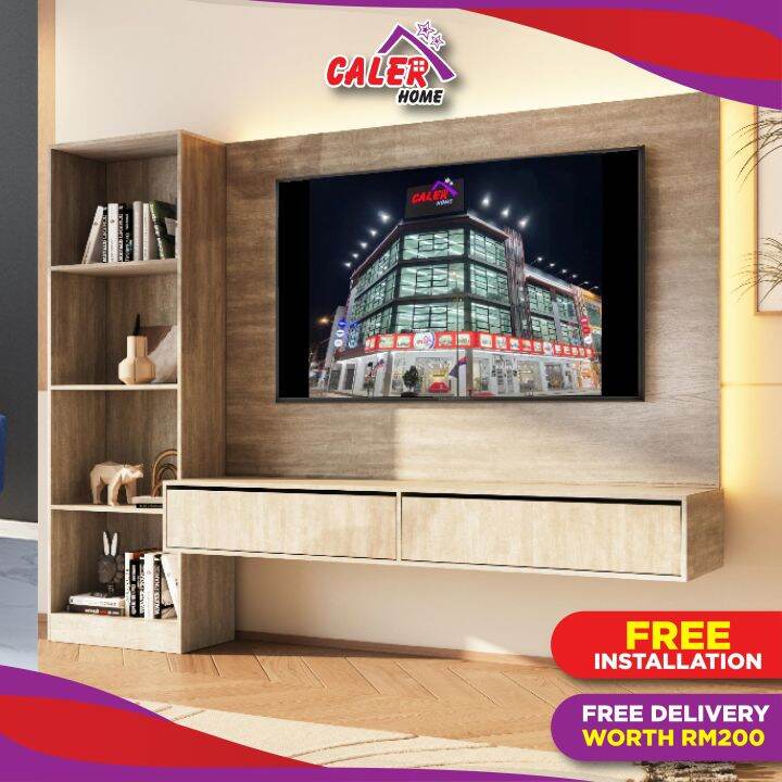 [100 FREE SHIPPING] Caler Home Esa TV Wall Series TV TV Console Lazada