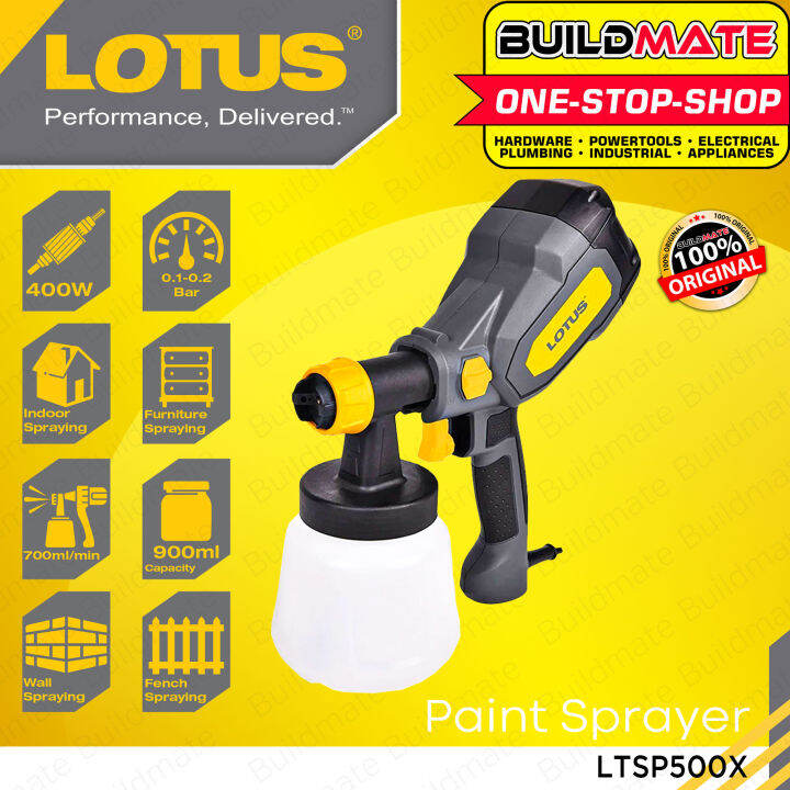 LOTUS HVLP Electric Paint Sprayer Gun Spray Gun 900ML 400W Power