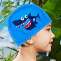 Swimming Hat Breathable High Elastic Quick-drying Swim Hat Ear Protection Cartoon Print Swim Pool Hat For Children