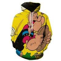 2020 สินค้าใหม่เครื่องแต่งกาย Popeye 3D พิมพ์ดิจิตอล Hoodie เสื้อแขนยาวผู้ชายและผู้หญิงพิมพ์ Street กีฬาผู้ชาย TOP