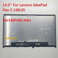 NV140FHM-N4U สำหรับจอแสดงผล Lenovo ขนาด14นิ้วการงอไอเดียแพด5 14IIL05หน้าจอ LCD 5D10S39641สัมผัสอะไหล่แผง5D10S39642