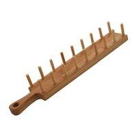 First Grade Bamboo Taco Tray and Appetizer Tray Stand Up Holds 8 Soft or Hard Shell Tacos Also for Tortillas, Burritos