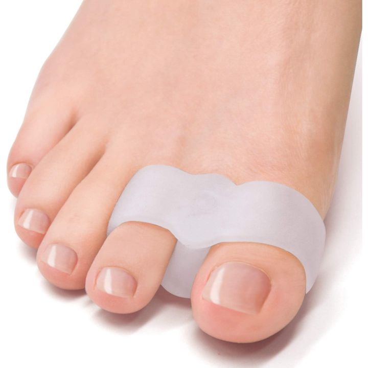 ปลอกซิลิโคนแยกนิ้วเท้า-1-คูู่-จัดทรงเท้า-อุปกรณ์เพื่อสุขภาพเท้า-ดัดนิ้วเท้า-เท้างอ-นิ้วเท้างอ-เจ็บเท้า-รองเท้าบีบเท้า-ดูแลนิ้วเท้า