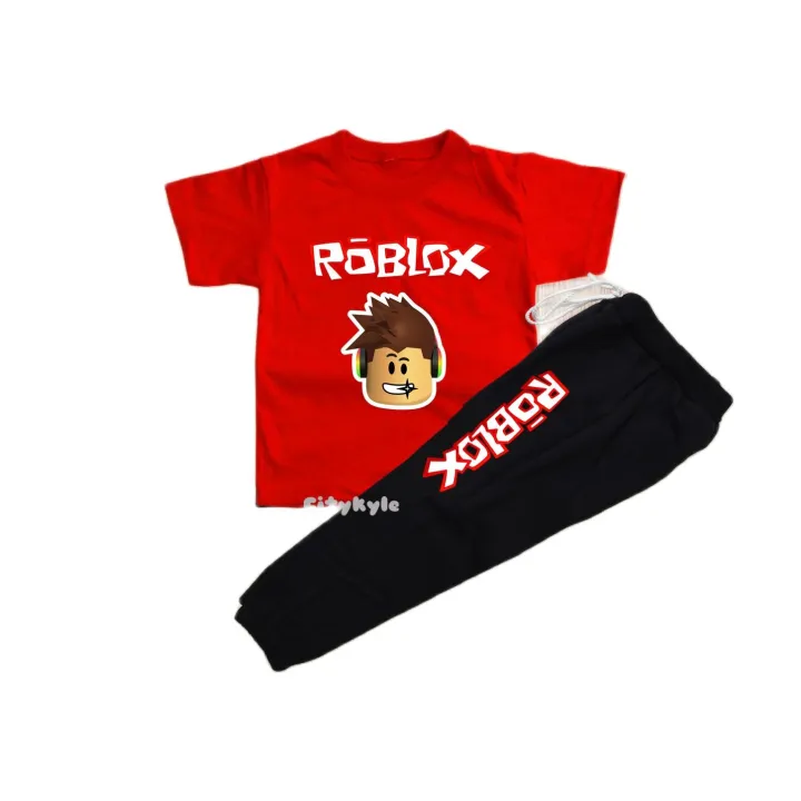 Terno jogger tshirt Roblox Quality cotton 3-10 yrs old sizes, Babies &  Kids, Babies & Kids Fashion on Carousell