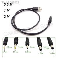 ▧❇ USB A Male Plug to DC 2.5 3.5 1.35 4.0 1.7 5.5 2.1 5.5 2.5mm Power Supply Plug Jack Type A Extension Cable Connector Cords