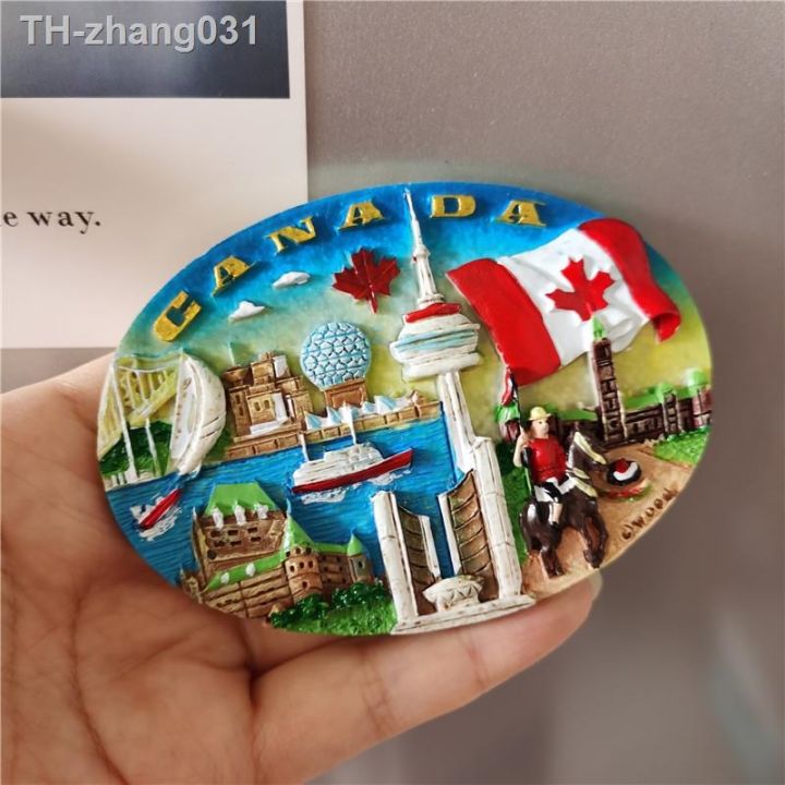 canada-vancouver-totems-fridge-magnet-toronto-victoria-tourist-souvenir-house-decoration-resin-refrigerator-magnetic-stickers