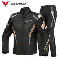 SCOYCO Man รถจักรยานยนต์แจ็คเก็ตฤดูร้อน Moto แจ็คเก็ตขี่แจ็คเก็ตสะท้อนแสง Motocross Chaqueta อุปกรณ์ป้องกันเสื้อผ้า