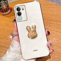 เคสมือถือ VIVO V29 Y27 Y78 Y36 5G 4G ใหม่ชุบด้วยการ์ตูนกระต่ายแผ่นนิ่มเคสโทรศัพท์ป้องกันเลนส์กล้องสำหรับ VivoY27 VivoV29