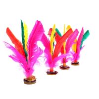 ■ 6 Pack Kick Shuttlecock Chinese Jianzi Colorful Feather Foot Sports Outdoor Toy Game