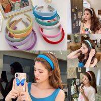 Caribbean sunshine ที่คาดผม สไตล์เกาหลี แบบไม่หนา สีสดใส Korean Headband Candy Color Hairband Fashion Hairband