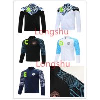 Popular 2020-2021 Man City Black White Training Jacket Soccer Jacket S-XXL