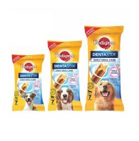 อาหารสุนัข PEDIGREE DOG FOOD Dentastix ขนมสุนัขสำหรับสุนัขโตพันธุ์กลาง 10 แพ็ก 180 กรัม