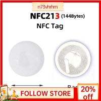 N73VHRHM 50pcs กลมกลมๆ ป้าย NFC 13.56MHz เส้นผ่าศูนย์กลาง25มม. ฉลาก NFC213 ใช้งานได้จริง ป้ายสติกเกอร์ฉลาก สำหรับ Huawei Share ios13ทางลัดอัตโนมัติส่วนบุคคล คัดลอกป้ายโคลน