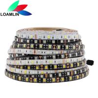 [ANYA Auto Parts] ไฟ LED Strip 5050 DC12V 60 Leds/m ไฟ LED แบบยืดหยุ่นสีขาว/สีดำ PCB RGB RGBW 5050เทป LED 300LEDs 5เมตร/ล็อต