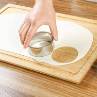 UPORS 2PcsSet Dumpling Maker Eco Friendly Pie Ravioli Dumpling Mold Stainless Steel Dough Cutter Dough Press Pastry Accessories