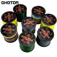 GHOTDA 9Strands Braid Fishing Line 500/300 Meters 0.8-8.0 Multifilament PE Saltwater Strong Fish Wire 0.14-0.55 mm