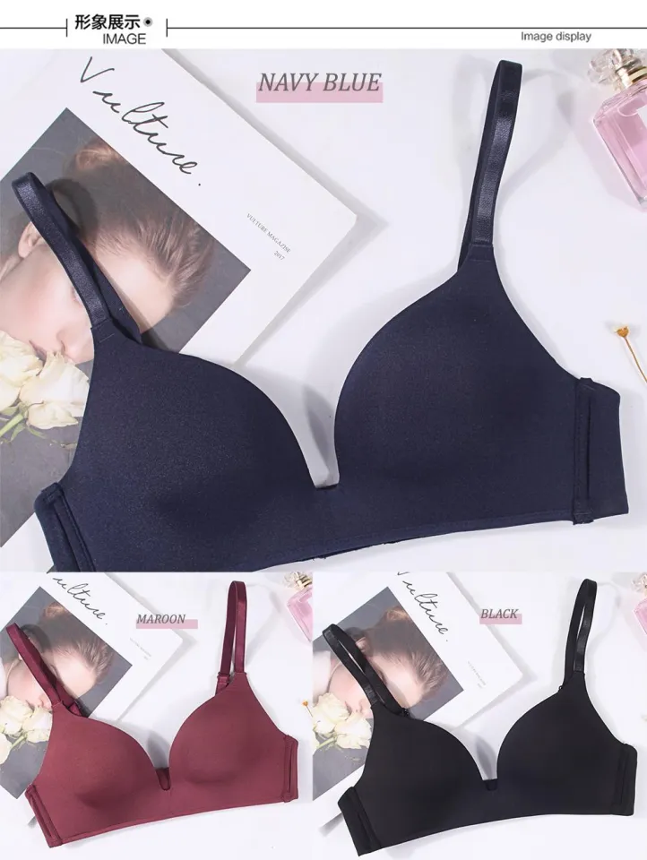 Seamless Push Up Wireless Side Support Bra