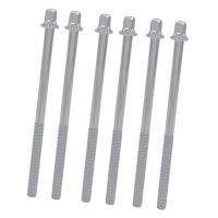 Durable 6 Pcs Drum Blots Tension Rods Screws Musical Instrument Accessory