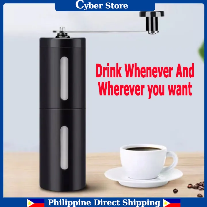 Cyber Coffee Beans Grinder Manual Portable Coffee Grinder Hand Crank