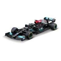 Urago F1เมอร์เซเดส1:43 2021 W12คอลเลกชันโมเดลของเล่นรถขึ้นรูปรถหรูจากอัลลอย #44 #77