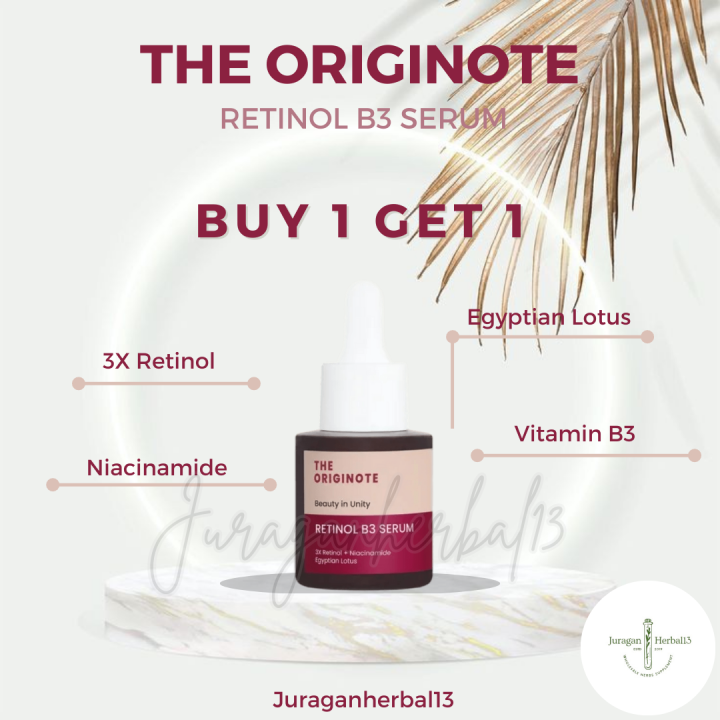 BELI 1 GRATIS 1!!! THE ORIGINOTE Retinol B3 Serum 20 ML Serum Anti ...