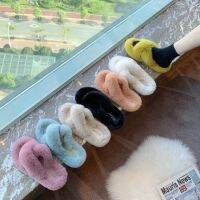 2020 รองเท้าแตะที่นิยมในโลกออนไลน์สำหรับฤดูใบไม้ร่วงและฤดูหนาว slippers ใส่ด้านนอกกันหนาวกันลื่นผู้หญิง