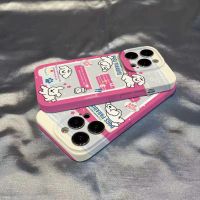 เคส iphone Apple 14promax English box dog mobile phone case 13/12/11/film xs/XR all-inclusive 13MINI models