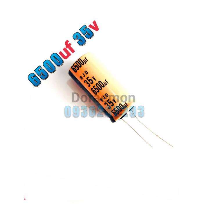 capacitor-electrolyte-คาปาซิเตอร์-6500uf-35v-ตัวเก็บประจุ-อิเล็กโทรไลต