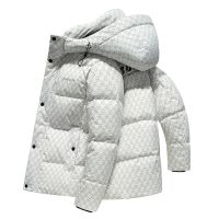 Top Grade Luxur Mens Thick Parka Winter Down Jacket 2022 New Men Fashion Harajuku Hooded 90 White Duck Down Coats