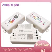 PRETTY IN PINK 1 DC5-24V ตัวควบคุมแถบพิกเซล LED บลูทูธ WiFi SP105E SP107E SP108E ตัวควบคุมเพลง LED ของใหม่ แอดเดรส ตัวควบคุมไฟ LED สำหรับ WS2811 LED Strip