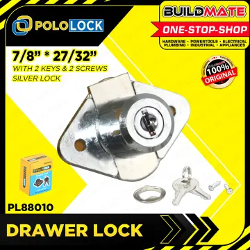 7/8 Diamond Back Drawer Lock