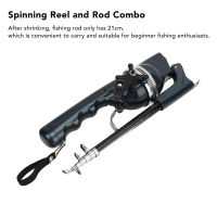 Fishing Pole and Reel Combo รอกสปินนิ่งแบบพับได้และคันเบ็ด Combo สำหรับทะเล