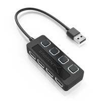 [HOT HAIXWLXKWW 589] USB HUB 2.0พอร์ต Speed4สูงทั้งหมดในสำหรับ Accessori Thin Splitter