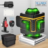 GOXAWEE 16 Lines 4D Laser Level Self-Leveling 360 Horizontal And Vertical Cross Super Powerful Green Laser Level nivel laser