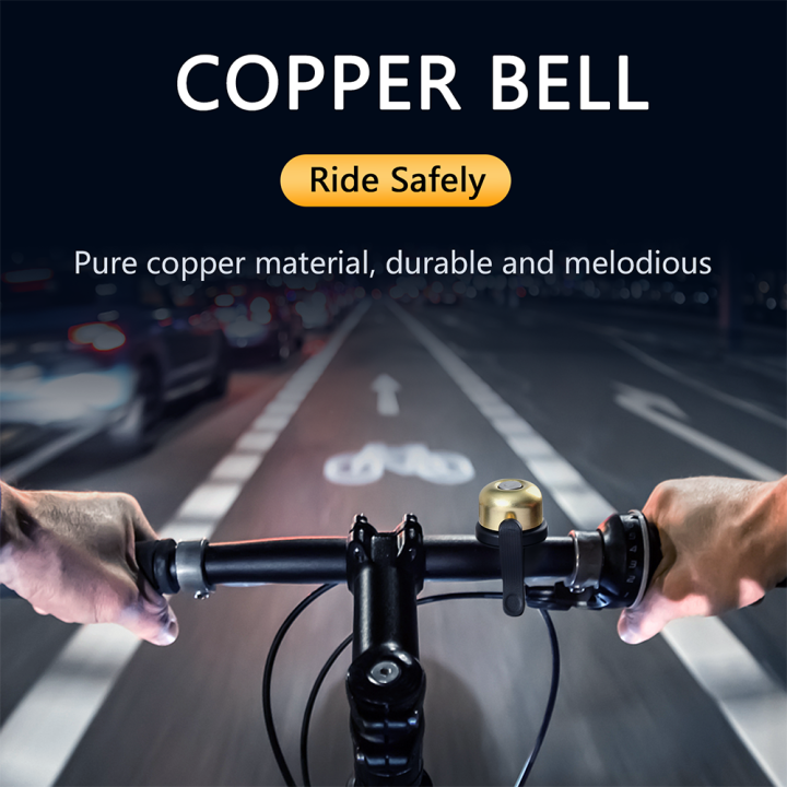 กระดิ่งจักรยานสำหรับติด-gps-ติดตามจักรยานที่จับทองเหลืองกันน้ำซ่อน-airtag-ใต้จักรยานระฆังจักรยานอุปกรณ์เสริมป้องกันจักรยานขโมย
