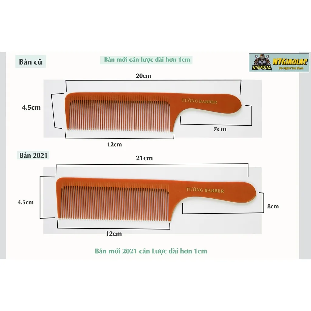 Lược cắt tóc nam bản to  LCT0105 hàng chính hãng giá tốt nhất Hà Nội