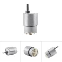 [วันที่น่ารื่นรมย์] กล่องเกียร์แรงบิดสูง37Mm DC 12V Motor Listrik 3.5/15/30/70RPM มอเตอร์ลด