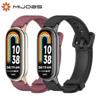 สำหรับ Xiaomi Mi Band 8สายสร้อยข้อมือซิลิโคนสำหรับสมาร์ทแบนด์8อุปกรณ์เปลี่ยน Miband 8สายรัดข้อมือ