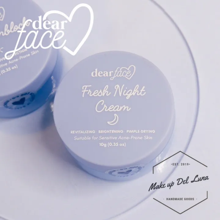 Fresh Night Cream by Dear Face 10g Lazada PH