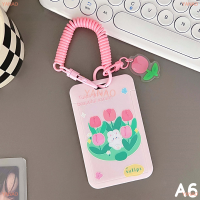 YANAO เคสใส่การ์ดรูปภาพการ์ตูนสำหรับนักเรียน บัตรประชาชน รถบัส ธนาคารเคสลายสัตว์น่ารักที่ใส่บัตรพวงกุญแจเครื่องเขียนในโรงเรียน