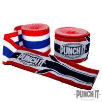 Punch it Hand Wraps 4.6 m Thaiflag