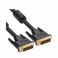 สาย DVI 24+1 male To DVI 24+1 male 1.8m สายถัก (black)