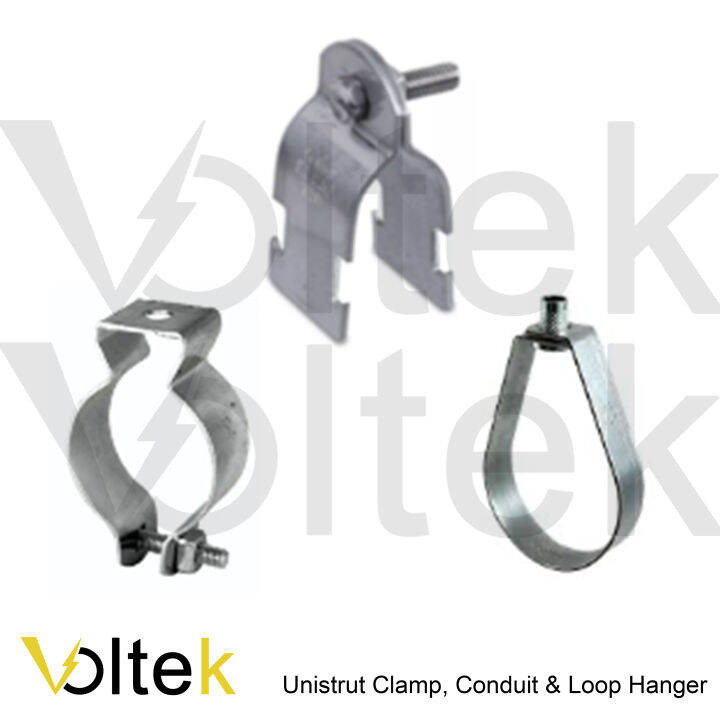 Unistrut Clamp, Conduit Hanger, Loop Hanger for pipe or conduit electrical use Lazada PH