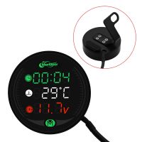 For Ducati HYPERMOTARD 821 939 SP 400 620 695 696 MONSTER Motorcycle Tester LED Display Waterproof Voltmeter Multifunction Meter