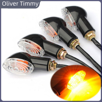 โคมไฟไฟกะพริบไฟบอกสัญญาณสีเหลืองอำพันรถจักรยานยนต์12V 10W Oliver Timmy