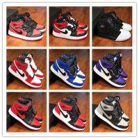 Air 1 Mid รองเท้าวิ่งสำหรับเด็กผู้หญิง AJ1 Kids Basketball Shoes Children walk casual shoes