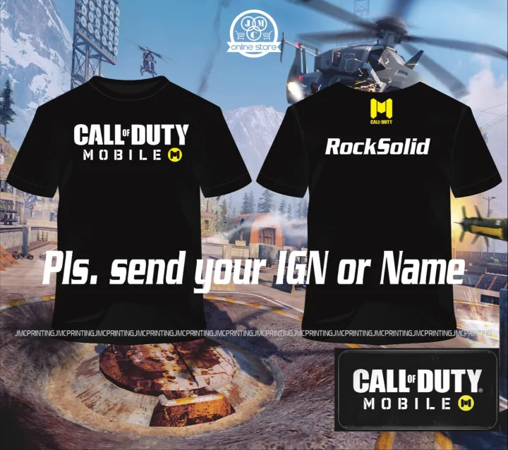 Call Of Duty Mobile Logo T Shirt Lazada Ph 