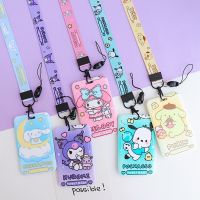 hot！【DT】❖﹍  Anime ID Card Holders for Kuromi Cinnamoroll Credit Childrens Bus Holder