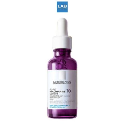 LA ROCHE-POSAY Pure Niacinamide 10 Serum 30 ml. ลา โรช-โพเซย์ เพียว ไนอะซินาไมด์ 10 เซรั่ม เซรั่มลดรอยดำจากสิว ลดเลือนและป้องกันรอยดำเกิดใหม่ 30มล.